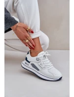 Sportovní Boty Tenisky Dámské Big Star NN274A103 HI-POLY SYSTEM Bílá-Námořnická Sportovní Boty Tenisky Dámské Big Star NN274A103 HI-POLY SYSTEM Bílá-Námořnická