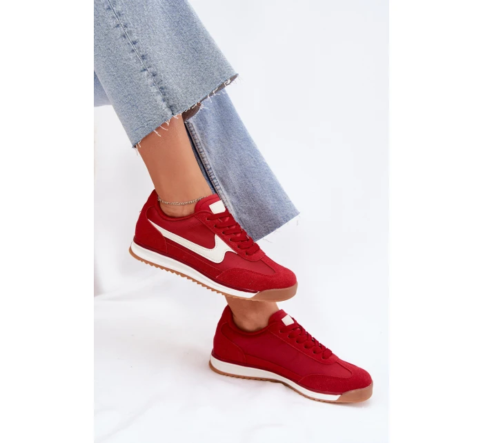 Dámské Sportovní Boty Tenisky Červené Zerina