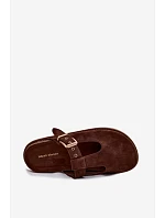 Dámské z umělé semišové hnědé model 22125705 - Boto