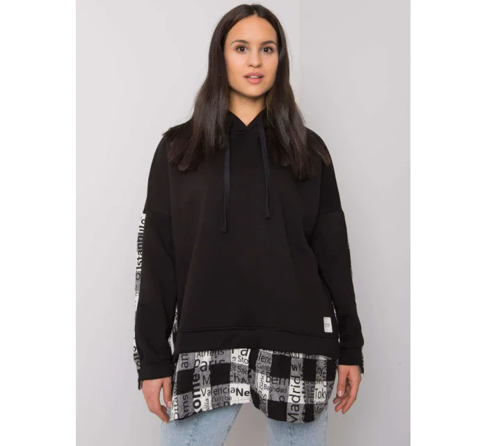 Mikina RV BL 7312.14 černobílých