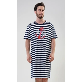 Pánská noční košile s krátkým rukávem Kotva