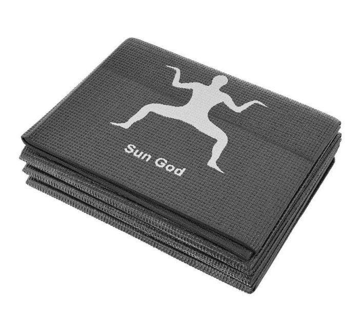 Skládací podložka na jógu 1700x600x5MM ČERNÁ ENERO FIT