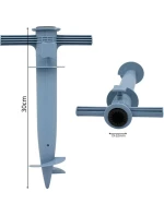 PARASOLOVÁ PODLOŽKA 30x17x6 cm MODRÁ PARASOLOVÁ PODLOŽKA 30x17x6 cm MODRÁ
