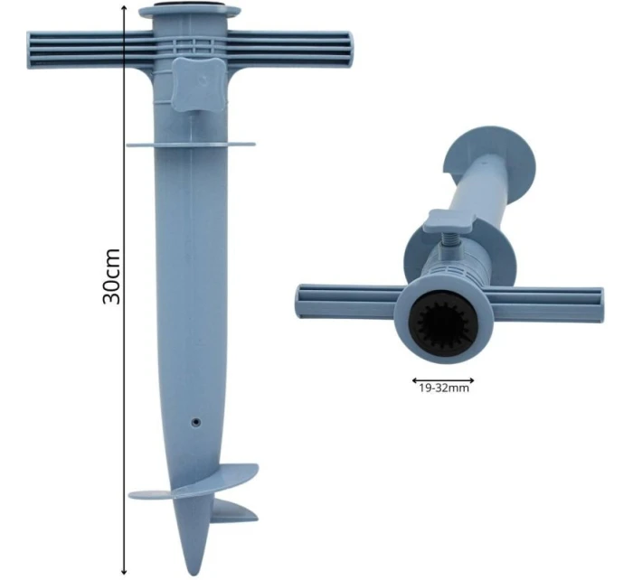 PARASOLOVÁ PODLOŽKA 30x17x6 cm MODRÁ PARASOLOVÁ PODLOŽKA 30x17x6 cm MODRÁ