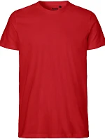 Neutral O 61001 Pánské tričko z bio bavlny 77.6101 red