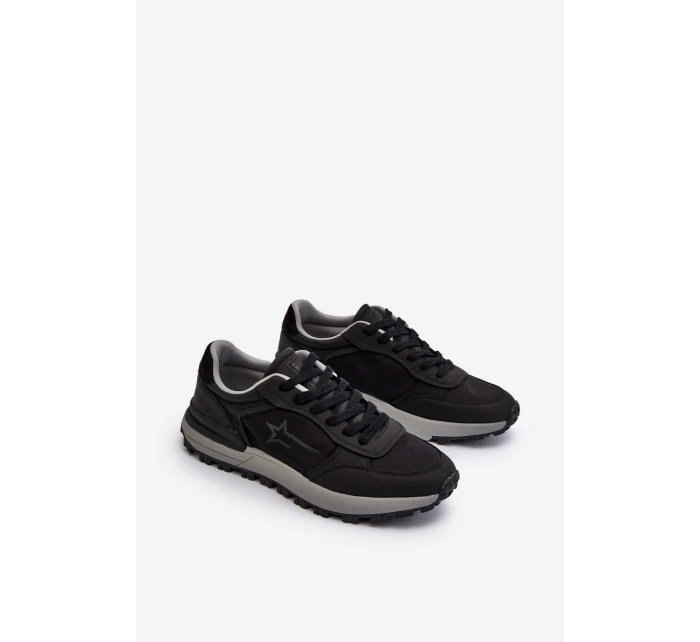 Pánské tenisky Big Star NN174069 Memory Foam System Černé Pánské tenisky Big Star NN174069 Memory Foam System Černé