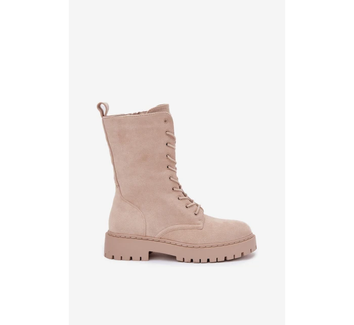 Dámské workery zateplené béžové Marvielle Dámské workery zateplené béžové Marvielle