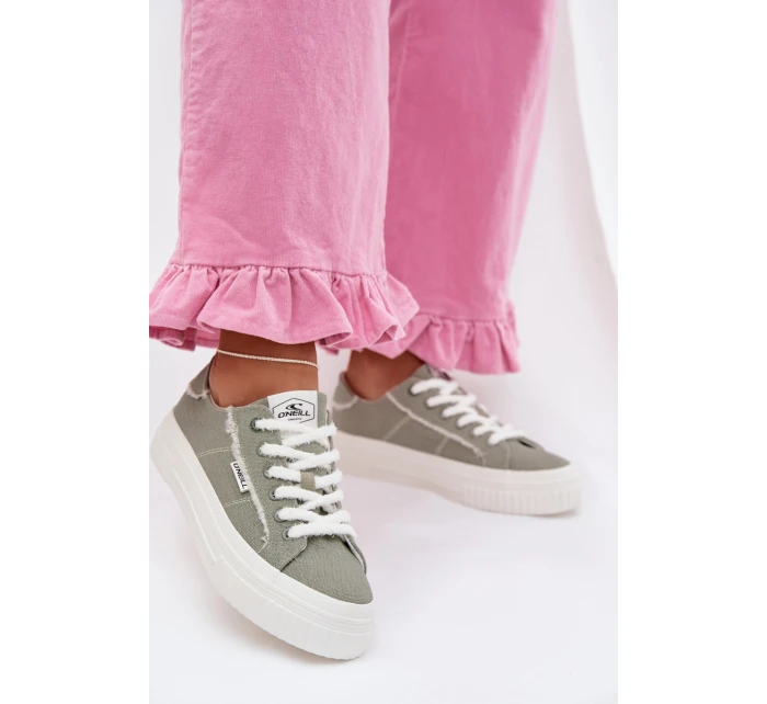 Dámské tenisky na platformě O`NEILL SPINNA C WOMEN LOW 90261009.05Z Zelené