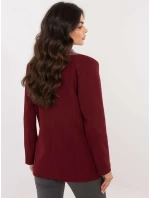 Marynarka DHJ MA model 20686478 bordowy - FPrice Marynarka DHJ MA model 20686478 bordowy - FPrice