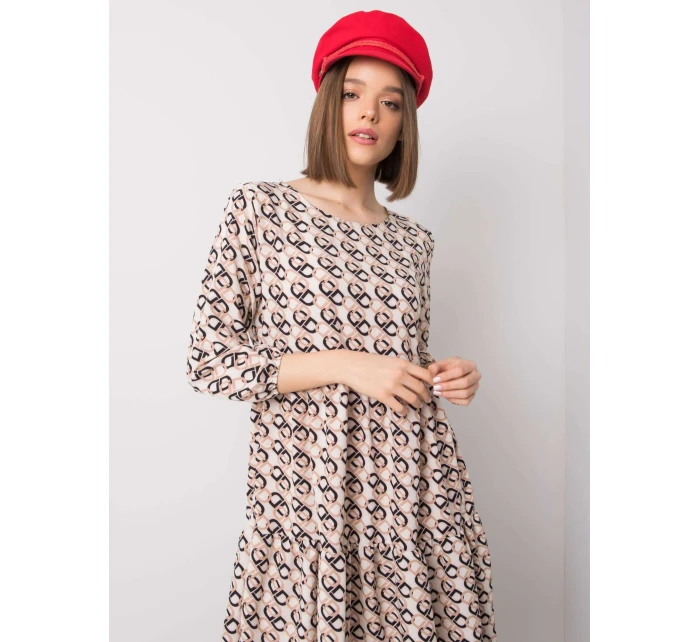 Šaty WN SK R821 1.65 světle béžová Šaty WN SK R821 1.65 světle béžová