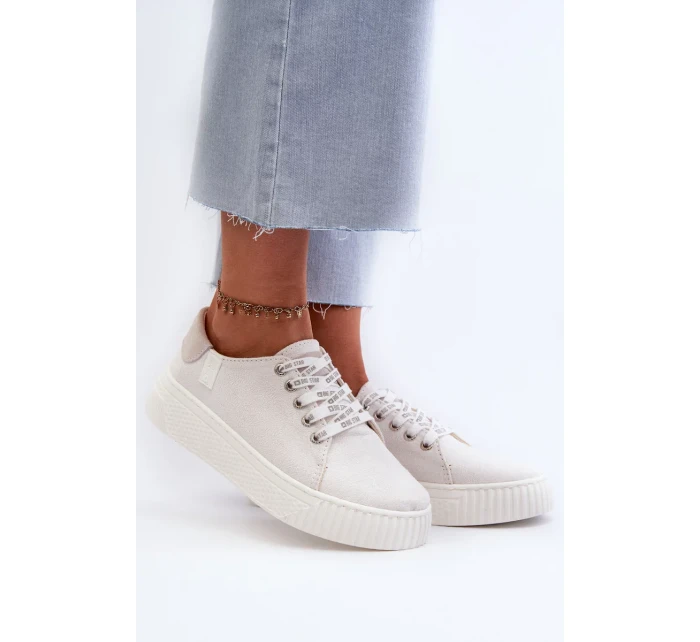 Dámské tenisky s paměťovou pěnou BIG STAR - bílé Dámské tenisky s paměťovou pěnou BIG STAR - bílé