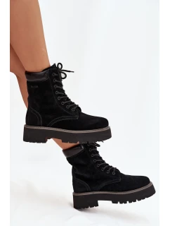 Dámské semišové workery Big Star – černé