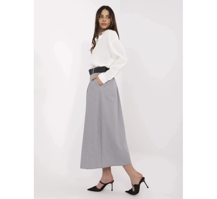 Dámská dlouhá sukně MI SD 88653.89 Šedá - FPrice