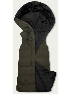 oboustranná oversize vesta s kapucí model 20883401 - MELYA MELODY