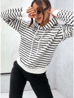 Černý bavlněný dámský teplákový komplet s mikinou model 20934787 - Moon Černý bavlněný dámský teplákový komplet s mikinou model 20934787 - Moon