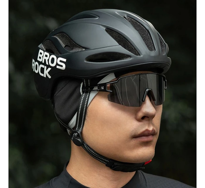 Rockbros M016 zimní větruodolná cyklistická čepice velikost 54-61 cm - černá