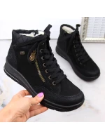 Nepromokavé kožené zateplené boty Rieker W RKR567 Nepromokavé kožené zateplené boty Rieker W RKR567