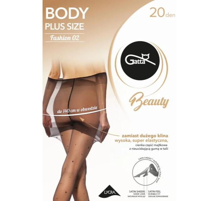 Gatta Body Plus Size 02 kolor:nero