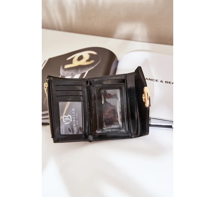 Lakovaný Dámský Peněženka Černý Rahner