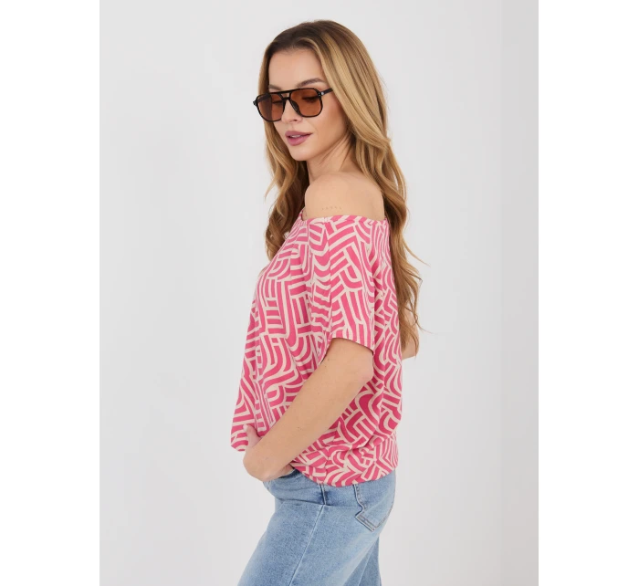 T shirt D12110M02646E koralowy