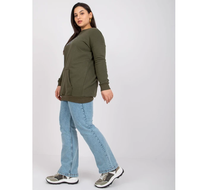 Mikina RV BL 7124.01 khaki