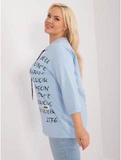 Bluzka RV BZ model 19658591 jasny niebieski - FPrice