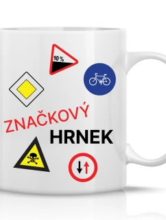 ZNAČKOVÝ HRNEK - klasický bílý keramický hrníček 300 ml