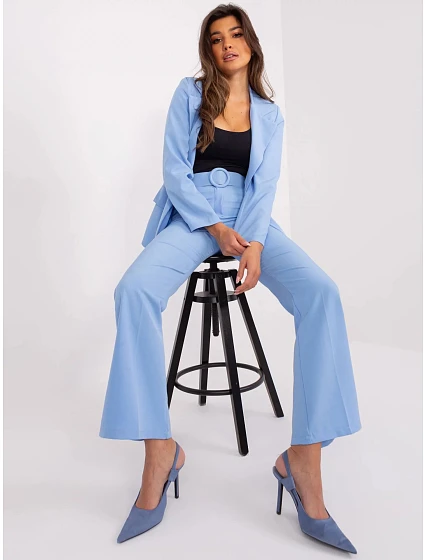 Dámské kalhoty model 20268686 světle modré - FPrice