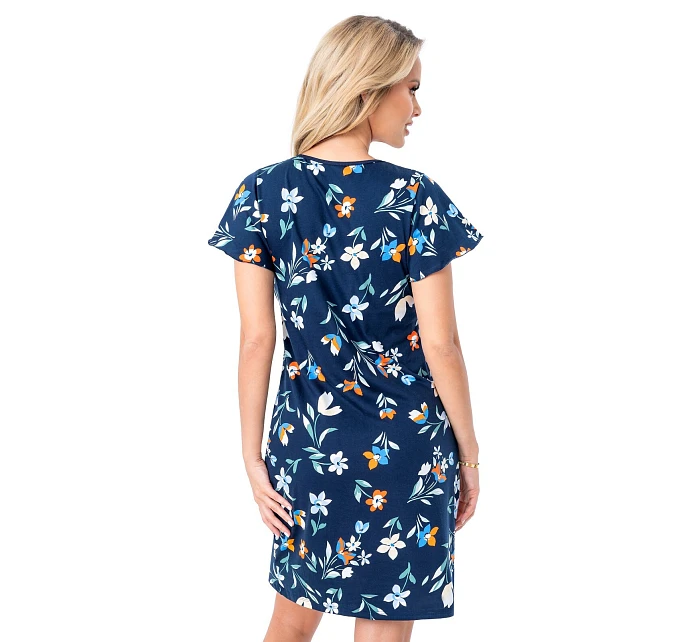 Dámská košile Caroline kr/r modrá  - Donna