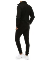FashionStreet černá pánská tepláková souprava AX0229 FashionStreet černá pánská tepláková souprava AX0229