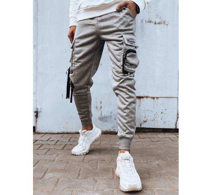 Pánské bojové kalhoty šedé model 21973453 - Dstreet Pánské bojové kalhoty šedé model 21973453 - Dstreet