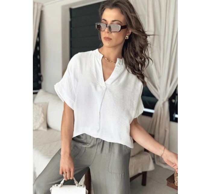 Dámská halenka bílá Dstreet model 21977041 - FashionStreet