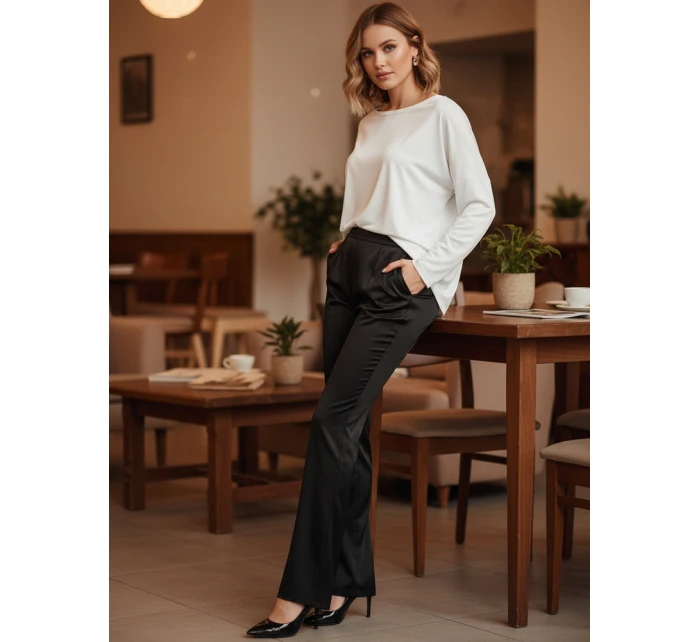 SILKINEA dámská halenka oversize s přívěskem bílá FashionStreet RY2670