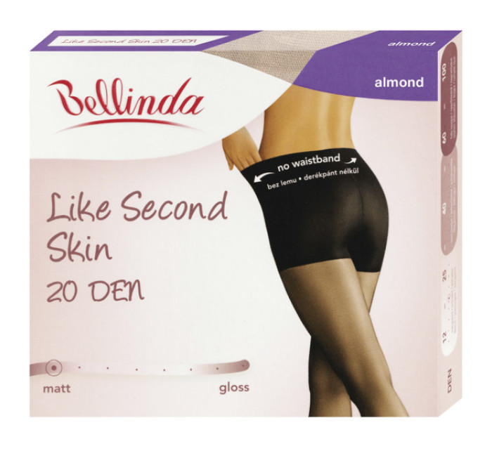 Punčochové kalhoty pro pocit druhé kůže LIKE SECOND SKIN 20 DEN - BELLINDA - almond