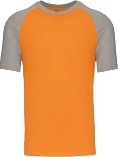 Kariban K 330 Baseballové tričko 20.K330 orange/light grey