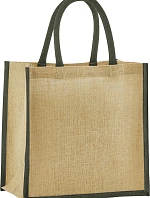 Westford Mill W 477 Jutová nákupní taška Mini 50.0477 natural/olive green