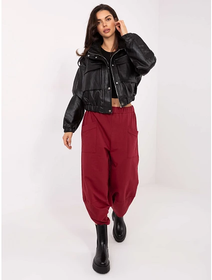 Spodnie dresowe RV DR  bordowy model 22123747 - FPrice