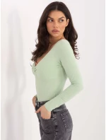 Halenka WT BZ A1221.94 pistáciová Halenka WT BZ A1221.94 pistáciová