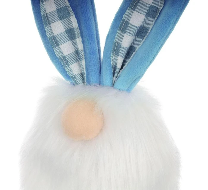 Včelí zajíc 18 cm modrá jarní dekorace dětské