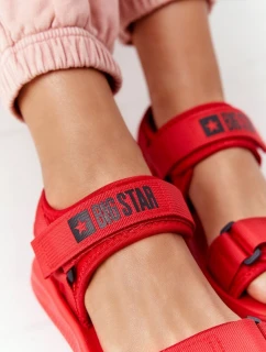 Dámské Sportovní Sandály Big Star HH274A027 červené