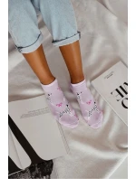 Dámské Ponožky Kotníkové model 21697660 Fialové - Milena Dámské Ponožky Kotníkové model 21697660 Fialové - Milena