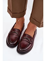 Kožené dámské mokasyny Vinceza 39983 bordó Kožené dámské mokasyny Vinceza 39983 bordó
