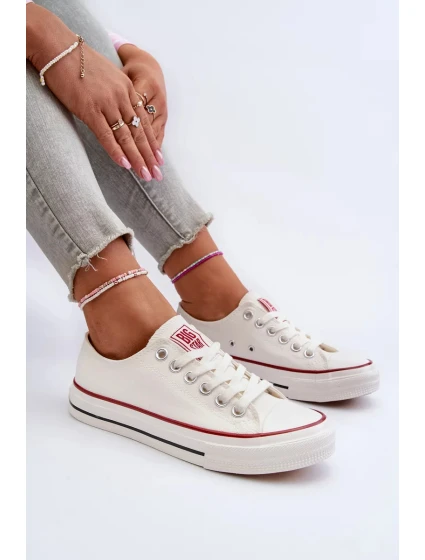 Dámské nízké tenisky Big Star Bílé Dámské nízké tenisky Big Star Bílé