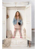 Knittexové punčocháče DR 2501 Leo Dots 40 den 104-128