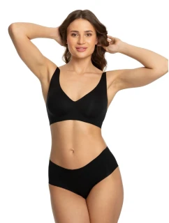 Dámský sportovní top Jelly bra basic black - JULIMEX
