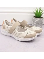 Pohodlná polobotka W béžová model 22033608 - Rieker