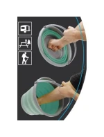 CESTOVNÍ SKLÁDACÍ KBELÍK NA VODU KULATÝ 10L REDCLIFFS