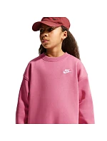 Dětská mikina Nike Sportswear Club Fleece Pink FD2923 641 Dětská mikina Nike Sportswear Club Fleece Pink FD2923 641