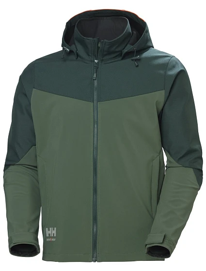 Helly Hansen Oxford 74290 3-vrstvá softshellová bunda s kapucí "Oxford" 59.4290 spruce/darkest spruce Helly Hansen Oxford 74290 3-vrstvá softshellová bunda s kapucí "Oxford" 59.4290 spruce/darkest spruce