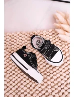 Dětské Tenisky Na Suchý Zip BIG STAR model 21545391 Černé - Big Star Shoes Dětské Tenisky Na Suchý Zip BIG STAR model 21545391 Černé - Big Star Shoes